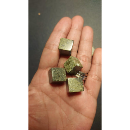CHEFFY Dragon Bloodstone Green Tumbled Cubes Crystals Gemstones