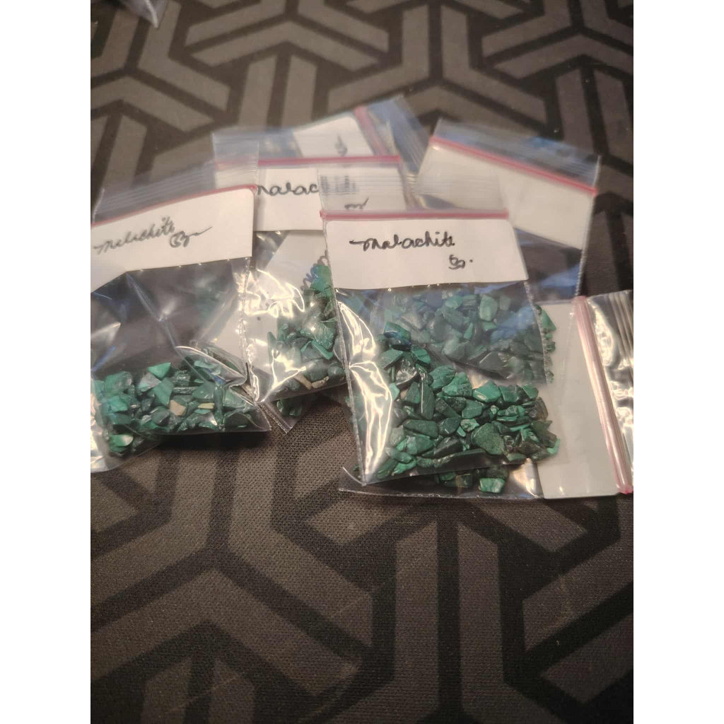 CHEFFY Malachite Crystal Gemstone SOLD PER PACK