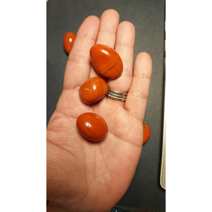 CHEFFY Red Jasper Crystals Gemstones Tumbled Freeform
