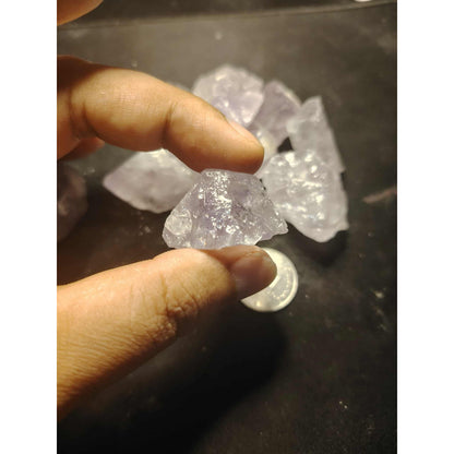 CHEFFY Amethyst Light Crystal Gemstones Raw