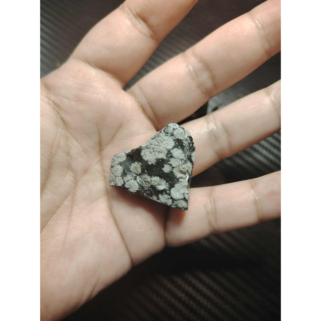 CHEFFY Snowflake Obsidian Crystal Gemstones Raw