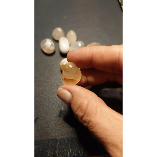 CHEFFY Sakura Agate Tumbled Crystals Gemstones