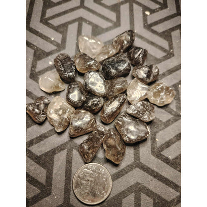 CHEFFY Smoky Quartz Tumbled Crystals Gemstones