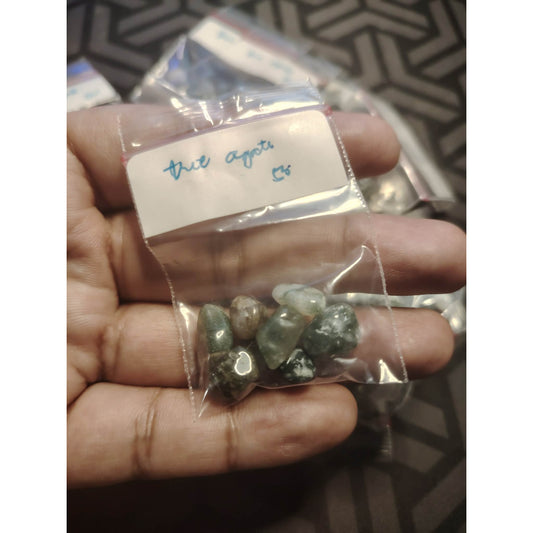 CHEFFY Tree Agate Chips Crystals Gemstones