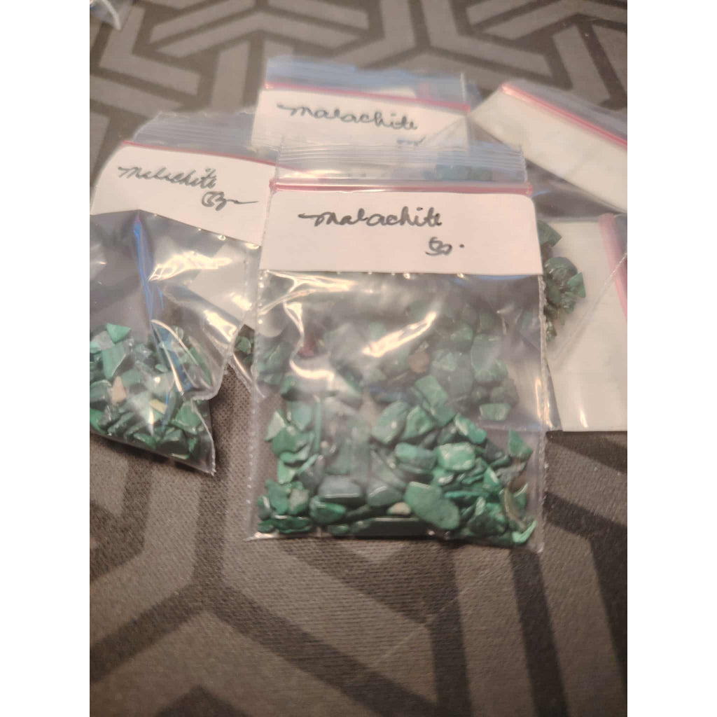 CHEFFY Malachite Crystal Gemstone SOLD PER PACK