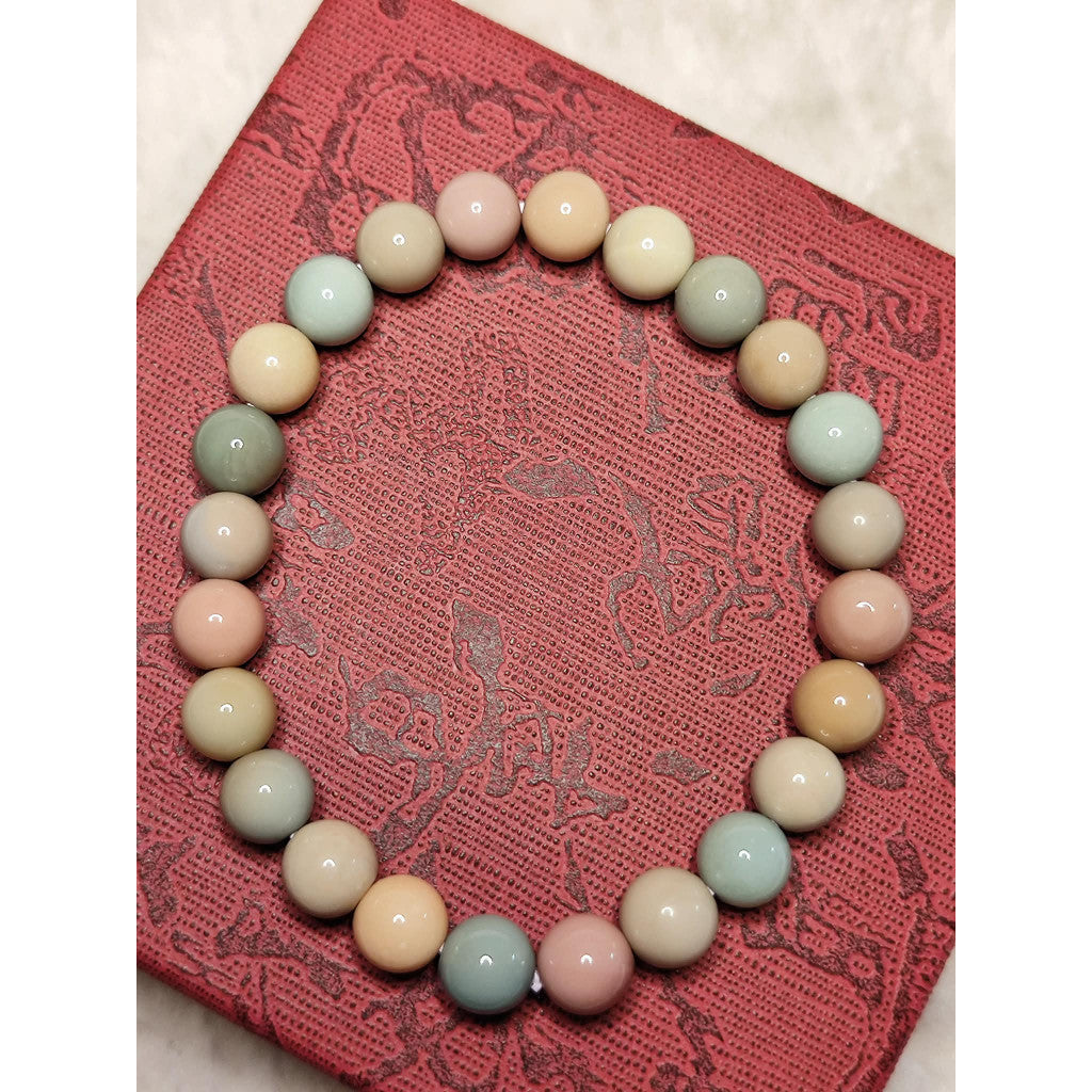 CHEFFY Authentic Alashan Agate Natural Gemstone Crystal Bracelet