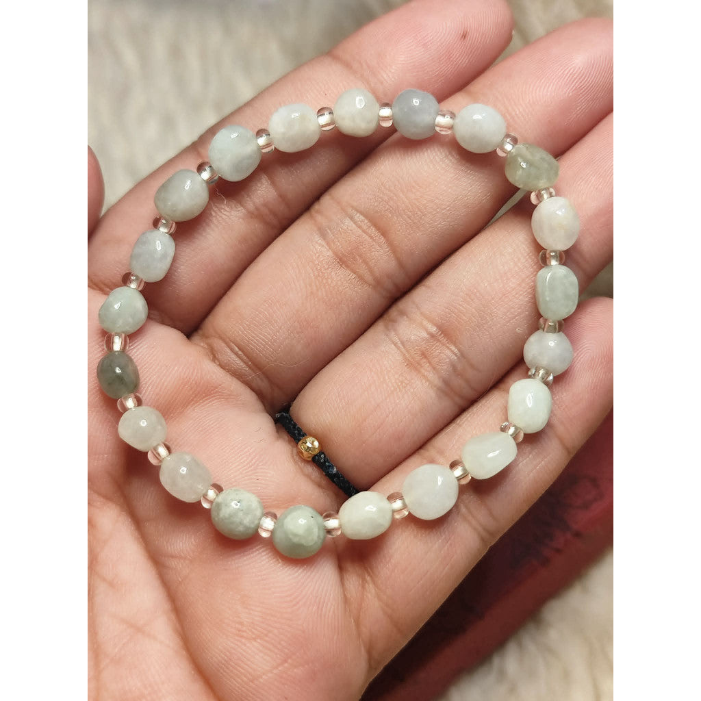 CHEFFY Authentic Jade Bracelet 4.9mm Low Grade ( # 9 )