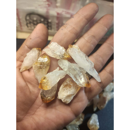 CHEFFY Citrine Points Raw S H.Q Crystal Gemstone