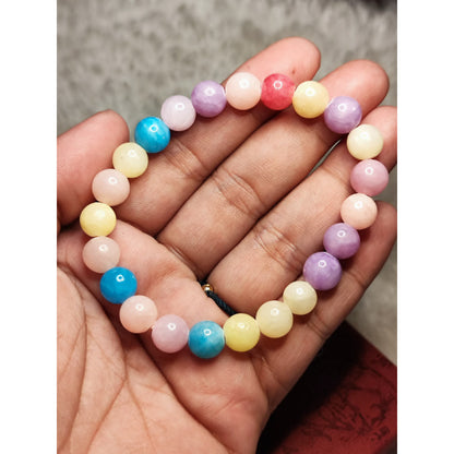 CHEFFY Candy Agate Bracelet Gemstone Crystals