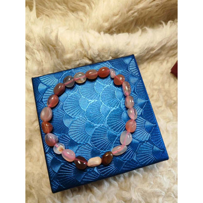 CHEFFY (6mm) Natural Agate Bracelet – Premium Gemstone Crystal for Balance & Protection