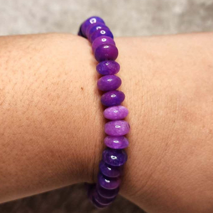 CHEFFY Dyed Agate Bracelet (5mm) | Natural Stone Enhancement