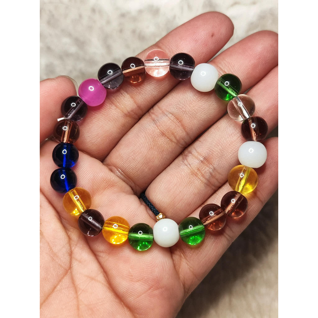 CHEFFY Fluorite Bracelet (7mm) | Genuine Natural Crystal Gemstone