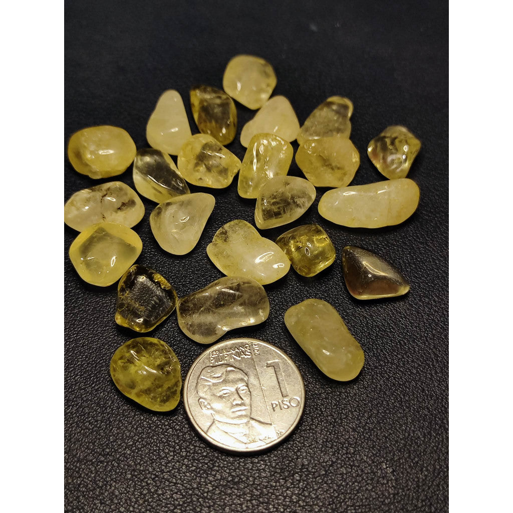 CHEFFY Citrine Tumbled Mini Crystals Gemstones