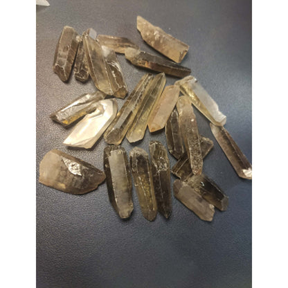 CHEFFY Smoky Quartz Crystal Natural Raw Points Small