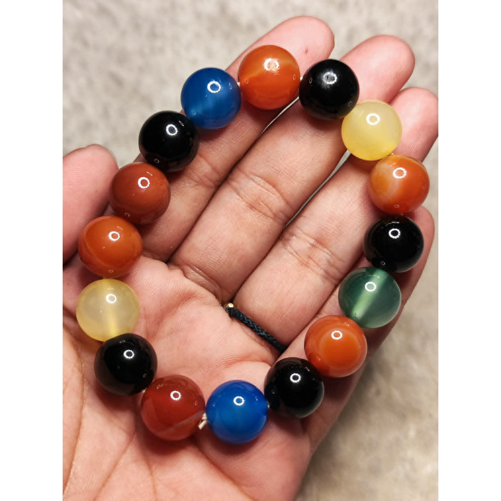 CHEFFY Mixed Gemstones Bracelet Gemstone Crystals