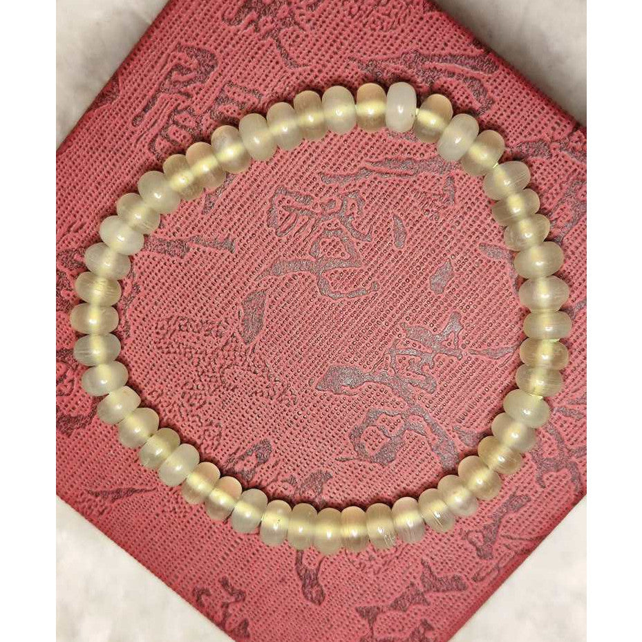 CHEFFY Agate Bracelet (5mm) | Genuine Natural Crystal Gemstone