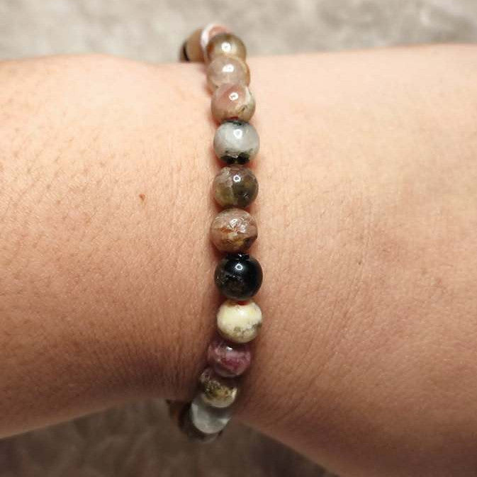 CHEFFY Tourmaline Bracelet (5mm) | Genuine Natural Crystal Gemstone |