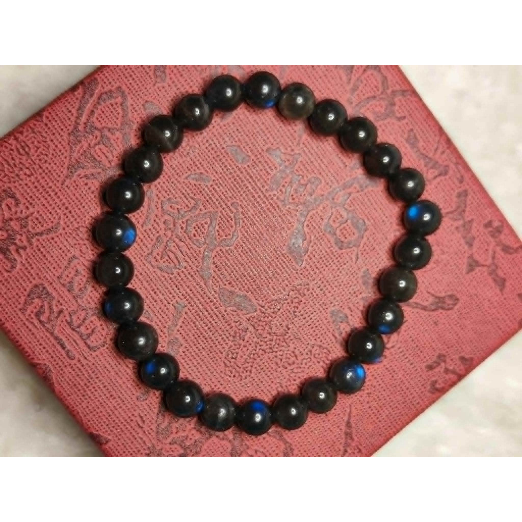 CHEFFY Labradorite Bracelet (6mm) High Quality Crystal Gemstone
