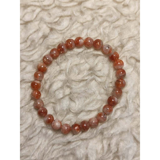 CHEFFY Carnelian Bracelet 5mm - Natural Gemstone Crystal