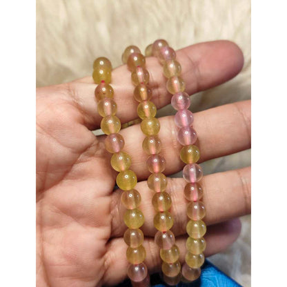 CHEFFY Natural Beryl Beads Multi-Color DIY Loose Beads (6mm | 93 Pcs Per Strand)