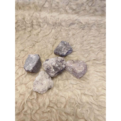 CHEFFY Lepidolite Raw Crystals Gemstones (Per Piece)