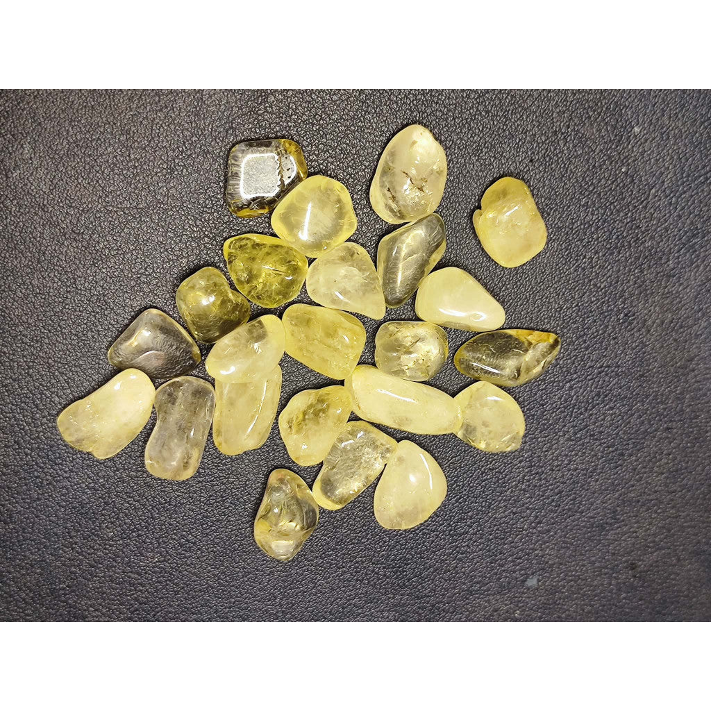 CHEFFY Citrine Tumbled Mini Crystals Gemstones