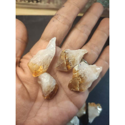 CHEFFY Citrine Points Raw L  H.Q Crystal Gemstone