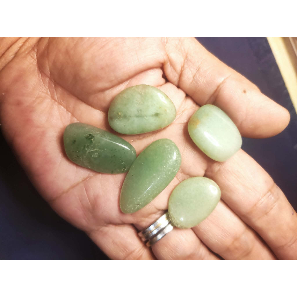 CHEFFY Aventurine Tumbled Freeform Med Crystal Gemstone
