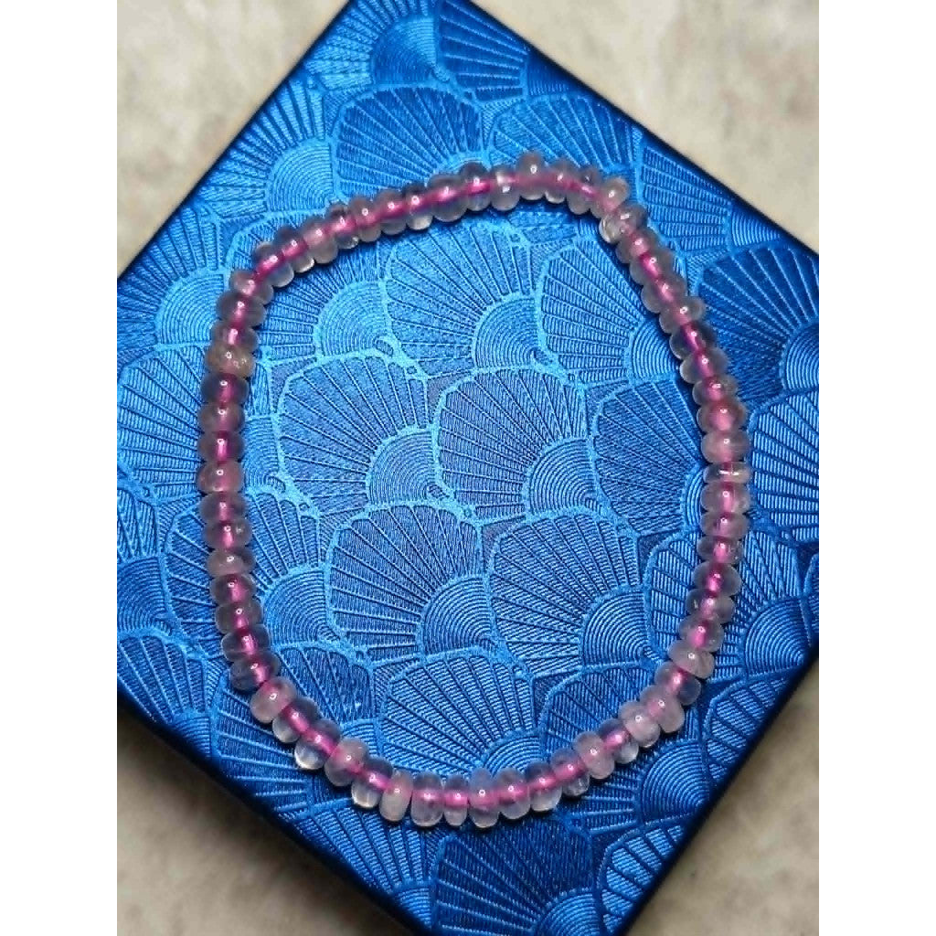 CHEFFY Rose Quartz  Bracelet Crystals Gemstones ( 3mm )
