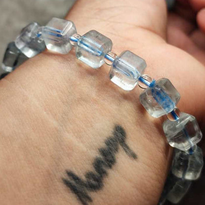 CHEFFY Aquamarine Bracelet (8mm) | Genuine Natural Crystal Gemstone