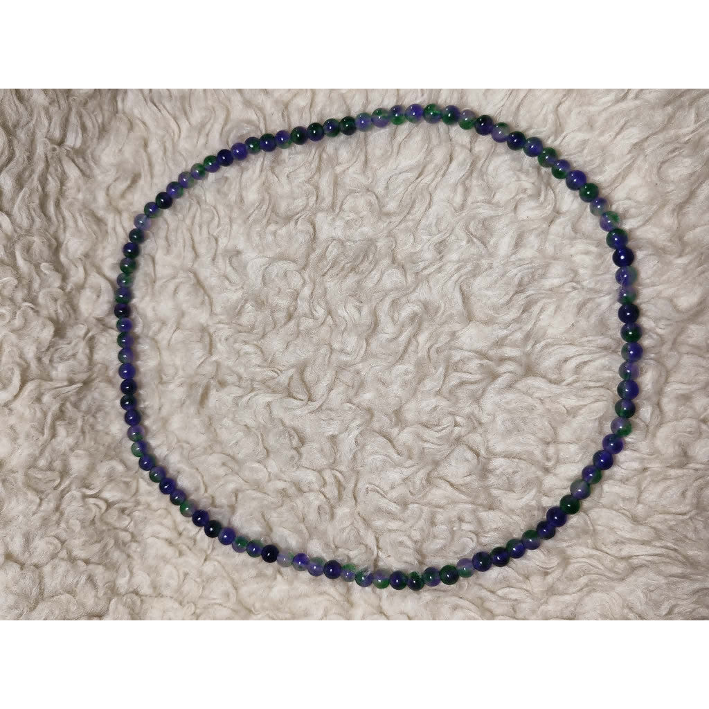 CHEFFY Natural Multi-Color Fluorite Beads DIY (6.3mm | 93 pcs per strand).