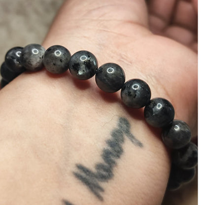 CHEFFY Natural Royal Sapphire Crystal Bracelet 7.6mm
