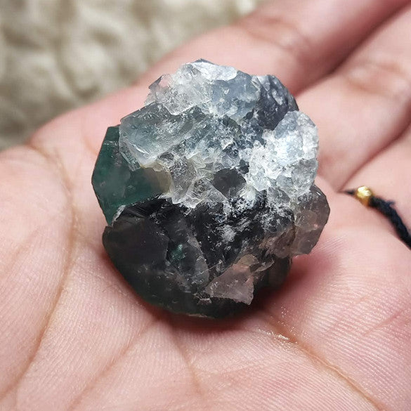 CHEFFY Crystals Premium Fluorite Specimen – 21.53g Natural "Genius Stone" for Focus & Clarity (#3)