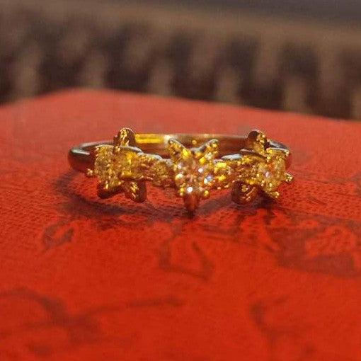 CHEFFY Moissanite Adjustable Ring Gemstone #21