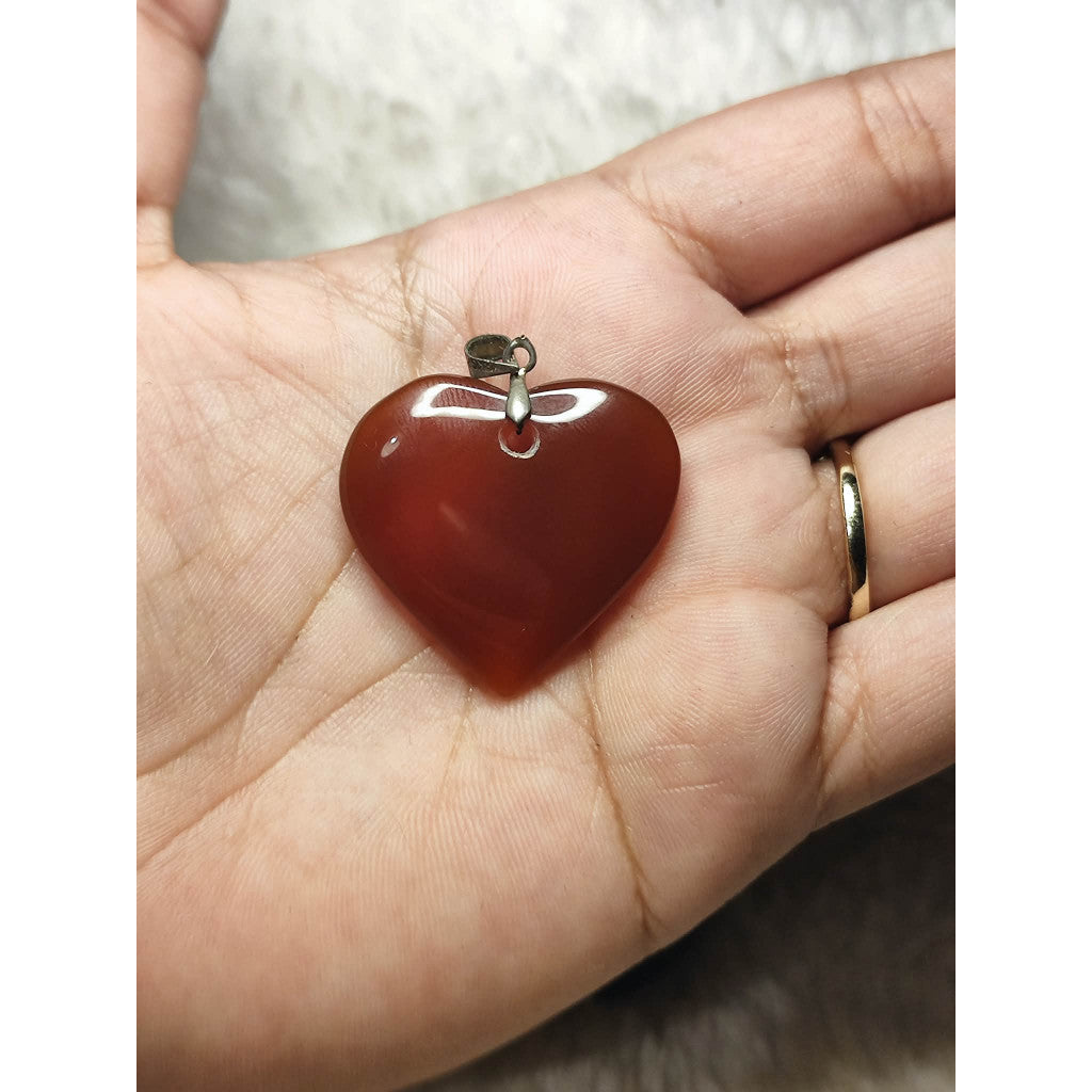 CHEFFY | Genuine Red Agate Crystal | Natural Groundin0g & Protection Gemstone (3mm)