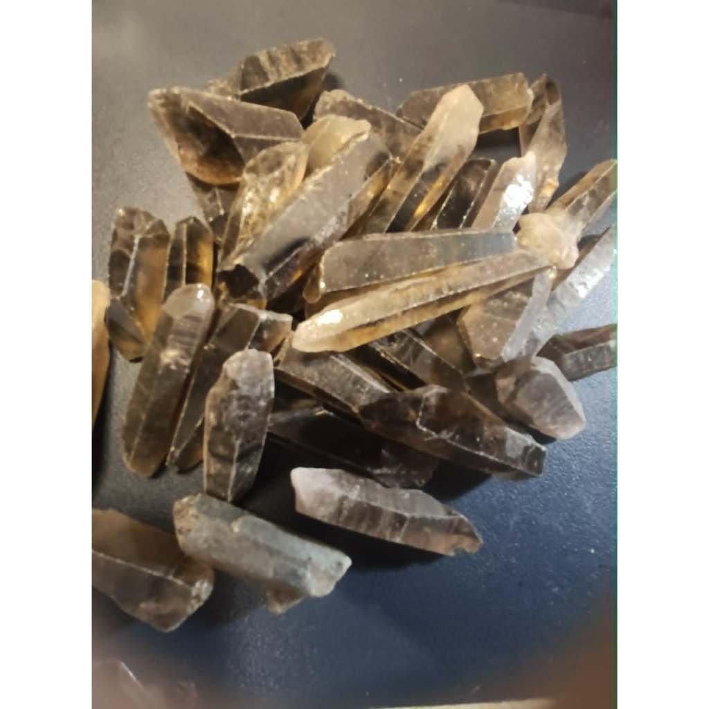 CHEFFY Smoky Quartz  Natural Raw Points Medium Crystals