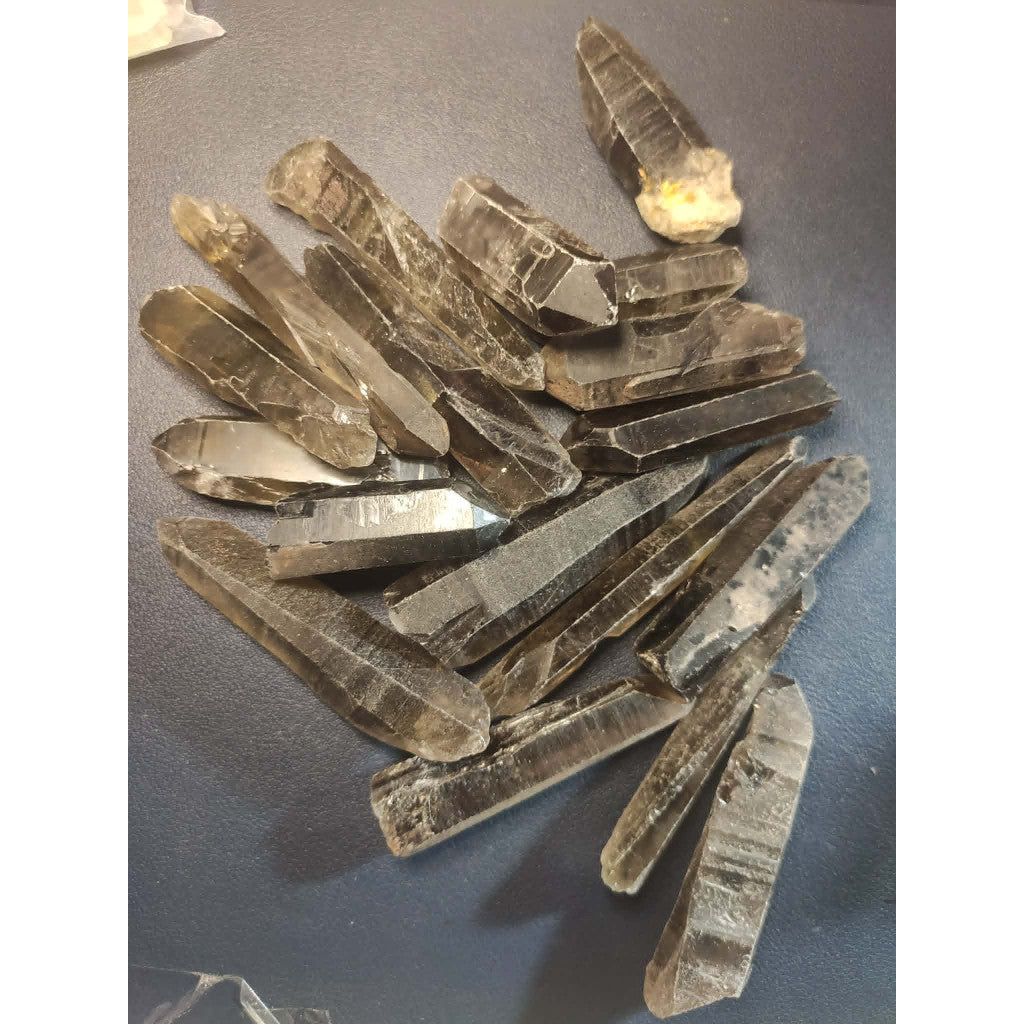 CHEFFY Smoky Quartz  Natural Raw Points Large Crystals