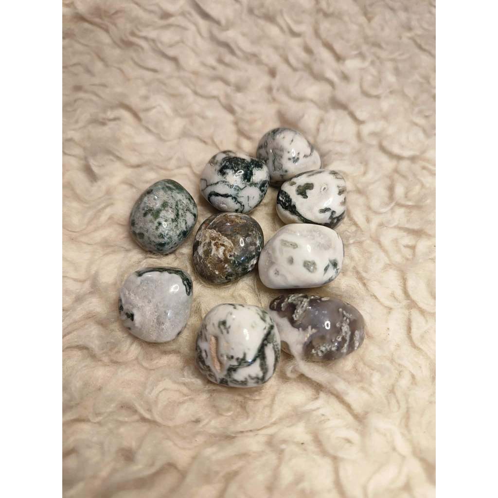 CHEFFY Tree Agate Crystal Gemstone ( Small )