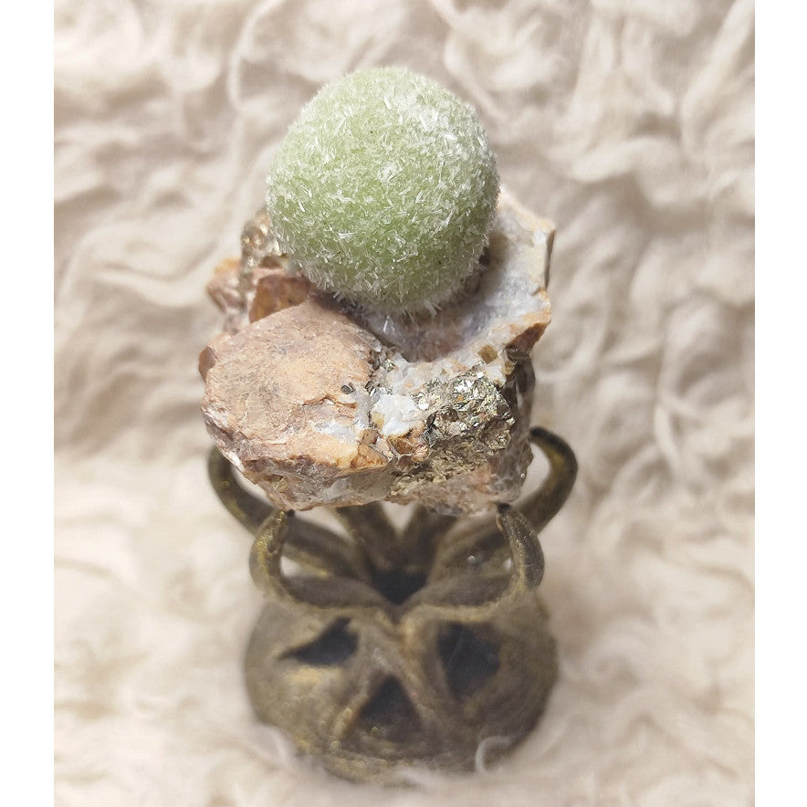 CHEFFY Rare Pyromorphite Specimen - Natural Crystal Cluster - Home Decor