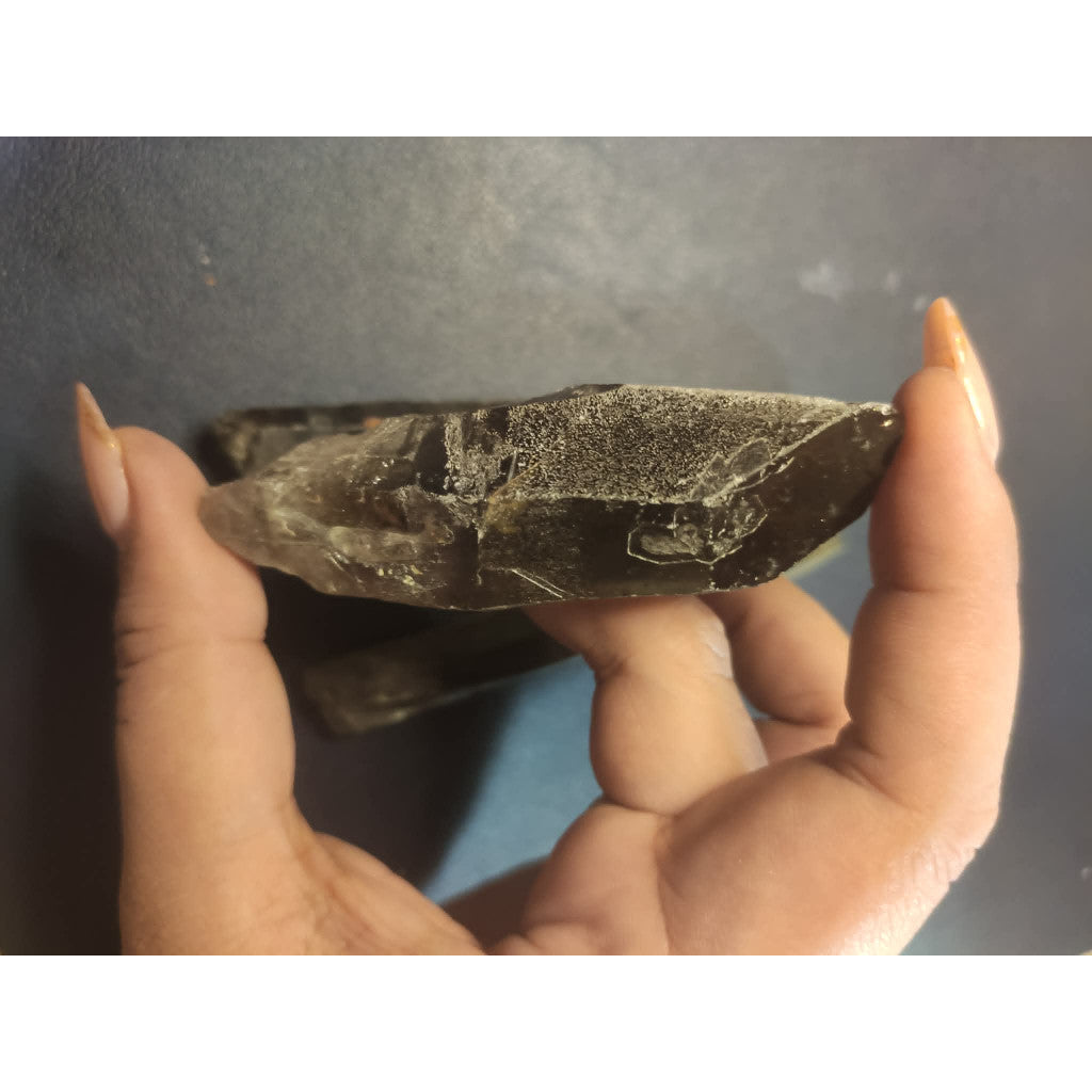 CHEFFY Smoky Quartz Natural Raw Points XL Crystals