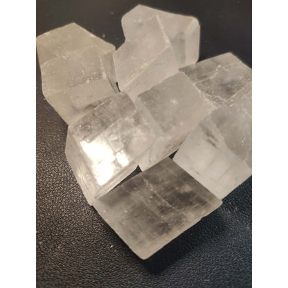 CHEFFY Optical Calcite Crystal Gemstone (Clear White)