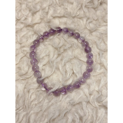 CHEFFY Natural Amethyst Bracelet – Authentic 5mm Gemstone Beaded Jewelry