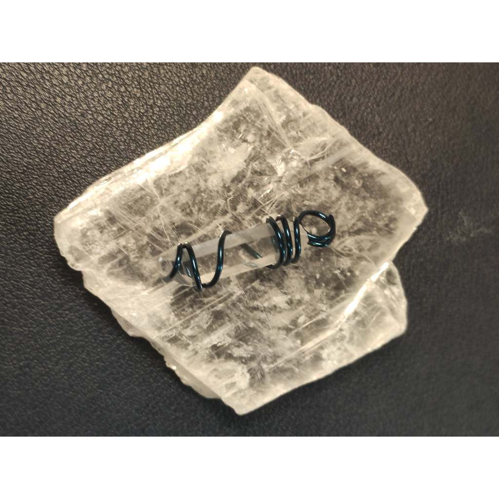 CHEFFY Clear Quartz  Pendant Crystal  Raw (Random Pick )  Wire Wrap Gemstone