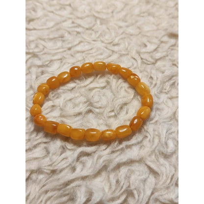 CHEFFY Amber Bracelet 5mm - Natural Gemstone Crystal
