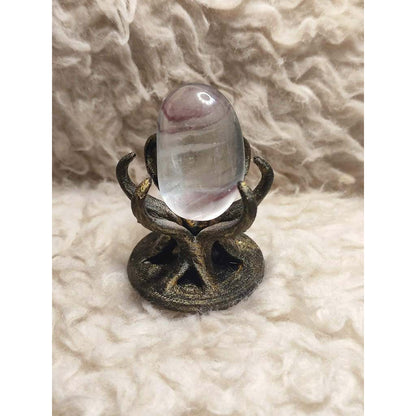 CHEFFY Rainbow Fluorite Tumbled Stone  17.10g (# 12)