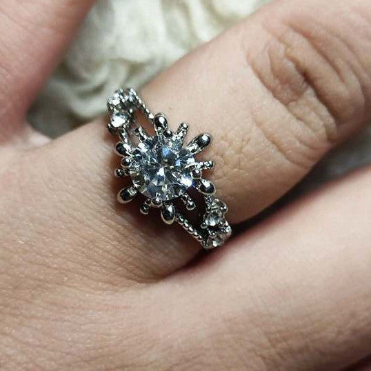 CHEFFY Moissanite Adjustable Ring #20