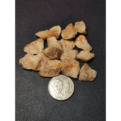 CHEFFY Sunstone Raw Crystal Gemstones (1.5 to 2mm) L