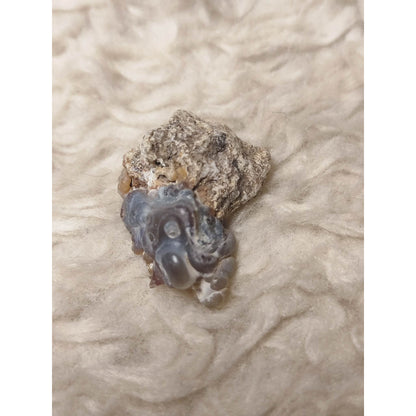 CHEFFY Fire Agate Specimen – Authentic Healing Crystal, Grounding & Vitality Stone (32.1mm)