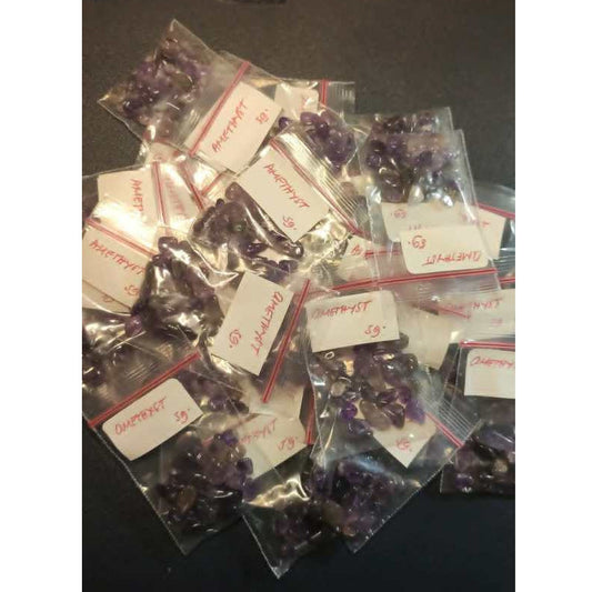 CHEFFY Amethyst Crystals Gemstones SOLD PER PACK