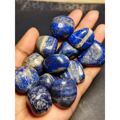 CHEFFY Lapis Lazuli Tumbled Crystal Gemstone FREEFORM